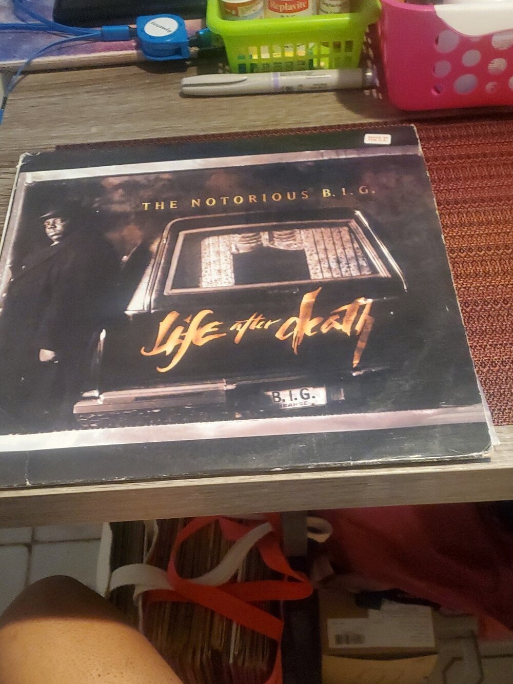 The Notorious B.I.G. "Life After Death" Vinyl - Black with Gold Script